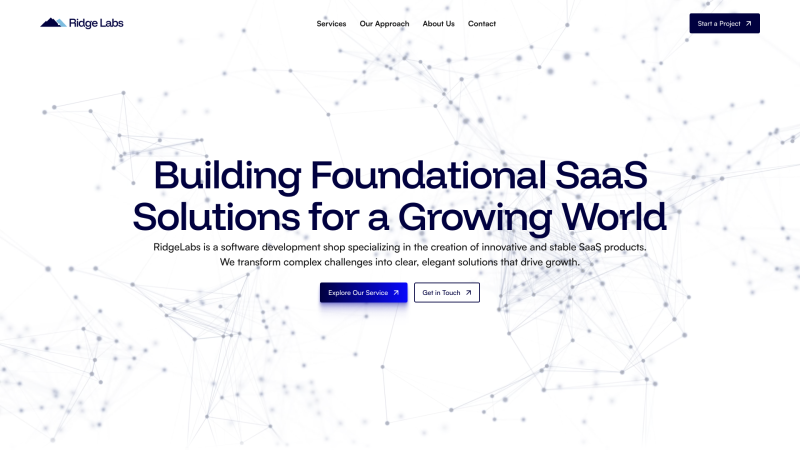 landing page